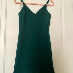 Elegant Express Green Sleeveless Dress, size S
